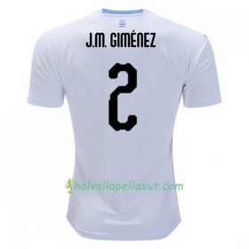 Jalkapallo Pelipaidat Uruguay J.M. Gimenez 2 World Cup 2018 Vieraspaita